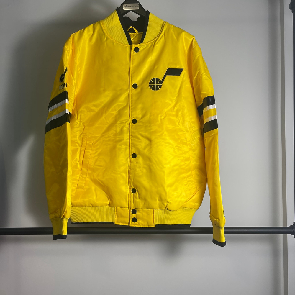Men's Starter Utah Jazz Bomber Jacket Size L